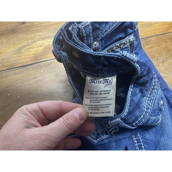 Miss Me Dark Blue Kids Jeans - Picture 6 of 10